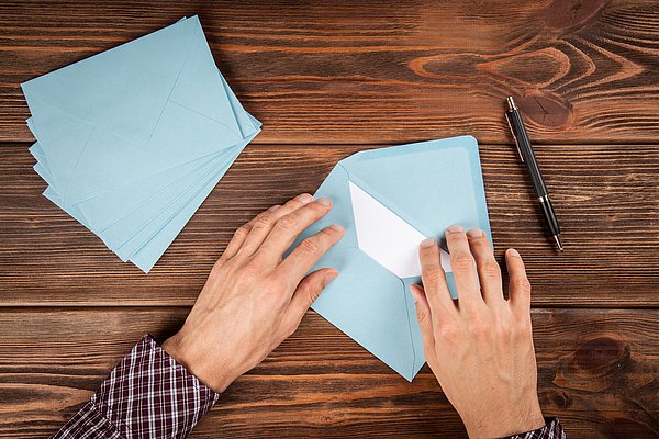 Putting lots of letters into envelopes