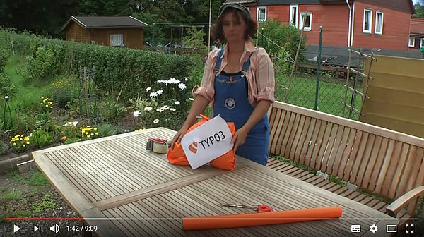 Petra trying to wrap up a TYPO3 project without themes